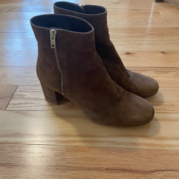 J crew suede chestnut ankle boots - Picture 2 of 6